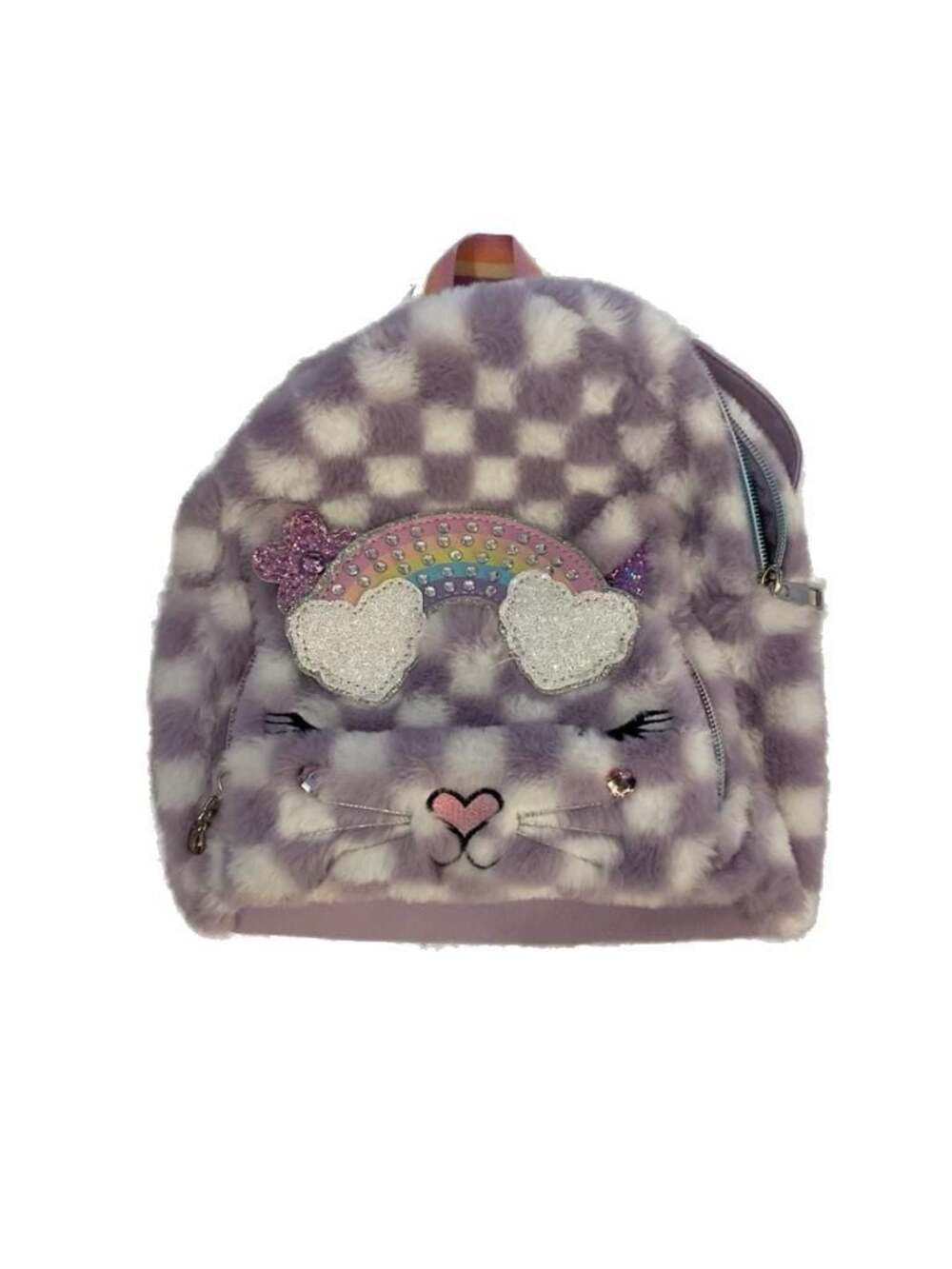 OMG Accessories Girls' Gwen Tweed Mini Backpack